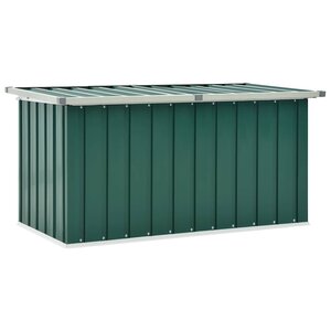 vidaXL Coffre de rangement de jardin Vert 129x67x65 cm