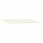 vidaXL Toile de rechange pour auvent Crème 500 × 300 cm Polyester