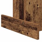 vidaXL Table d'appoint Bois ancien 44 5 x 45 x 55 cm Bois d'ingénierie