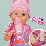 Zapf Creation 839966 - Baby Born Poupée Emma Click & Play 43 cm