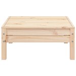 vidaXL Repose-pied de jardin bois de pin massif