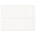 vidaXL Tête de lit murale Blanc 146 5x3x110 cm Bois massif de pin