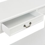 vidaXL Table console Blanc 110x35x80 cm Bois