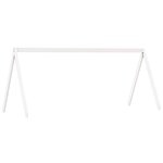 vidaXL Lit superposé sans matelas blanc 90x200 cm bois de pin massif