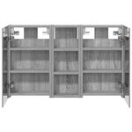 vidaXL Ensemble de Meubles de Salle de Bain 3 Pièces 80 x 10 5 x 50 cm