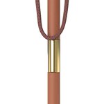 vidaXL Parasol d'extérieur avec mât en bois 150x200 cm taupe