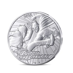DC COMICS - Monnaie de 10€ Argent BATMAN ET THE JOKER