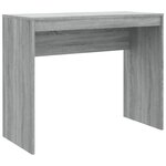 vidaXL Bureau Sonoma gris 90x40x72 cm Bois d'ingénierie