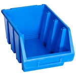 vidaXL Bacs de rangement empilables 20 Pièces bleu plastique