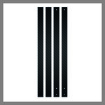 4 Lames décoratives CARBONE pour poteau LA BOXX