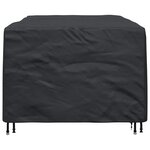 vidaXL Housse pour mobilier d'extérieur Noir 143 x 225 x 90 cm 600D