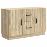 vidaXL Buffet Chêne Sonoma 89 x 34 5 x 57 cm Bois d'ingénierie