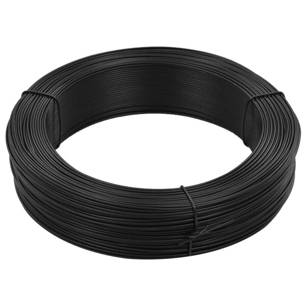 vidaXL Fil de liaison de clôture 250 m 1 6/2 5 mm Acier Anthracite