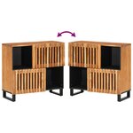 vidaXL Buffet 80x34x75 cm bois d'acacia massif