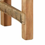 vidaXL Bancs Marron Bois massif