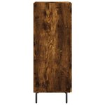 vidaXL Buffet Chêne fumé 34 5x34x90 cm Bois d'ingénierie
