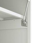 vidaXL Armoire murale pour garage Blanc 90 x 40 x 53 cm