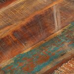 vidaXL Dessus de table carré 60x60 cm 25-27 mm Bois de récupération