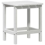 vidaXL Ensemble de salon de jardin 3 Pièces Blanc HDPE