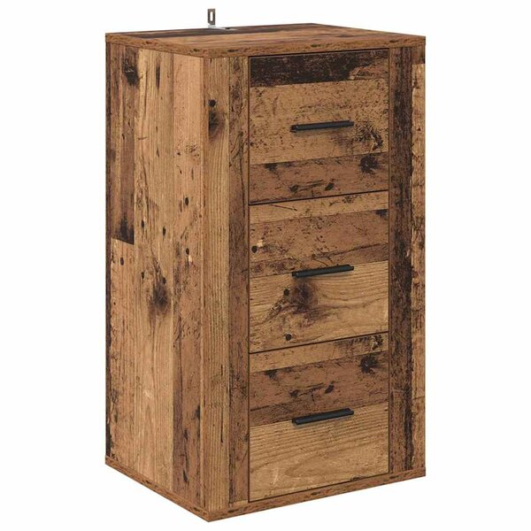 vidaXL Buffet Bois ancien 40 x 33 x 70 cm Bois d'ingénierie