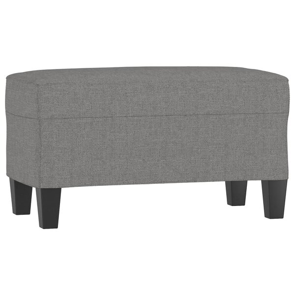 vidaXL Banc Gris foncé 70x35x41 cm Tissu