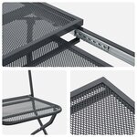 vidaXL Ensemble de salle à manger pour jardin 7 Pièces Anthracite