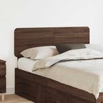 vidaXL Tête de lit Chêne brun 135 cm Bois d'ingénierie