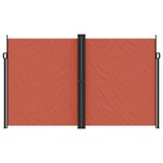 vidaXL Auvent latéral rétractable terre cuite 200x600 cm