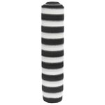 vidaXL Filet brise-vue anthracite et blanc 1 5x10 m PEHD 195 g/m²