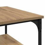 vidaXL Table basse Chêne artisanal 55 x 55 x 40 cm Bois d'ingénierie