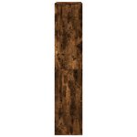 vidaXL Cloison de séparation chêne fumé 100x33x155 5cm bois ingénierie