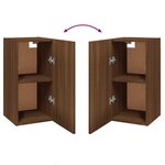 vidaXL Meubles TV 2 Pièces Chêne marron 30 5x30x60 cm Bois d'ingénierie