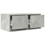 vidaXL Meubles TV 2 Pièces gris béton 60x31x25 5 cm bois d'ingénierie
