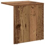 vidaXL Table d'appoint Bois ancien 37 x 32 x 40 cm Bois d'ingénierie
