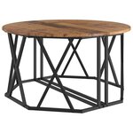vidaXL Table basse Bois Ancien 80 x 80 x 42 cm