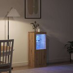 vidaXL Buffet Marron 41 x 37 x 100 cm Bois d'ingénierie