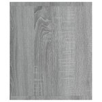 vidaXL Bibliothèque/Meuble TV Sonoma gris 36x30x143 cm