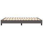 vidaXL Cadre de lit sans matelas gris 140x190 cm similicuir
