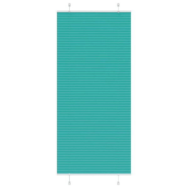 vidaXL Store plissé vert pétrole 100x200cm largeur du tissu 99 4 cm