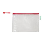Pochettes à zip a5 tarifold couleur - sachet de 8 - rouge