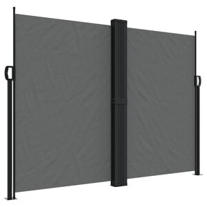 vidaXL Auvent latéral rétractable anthracite 180x600 cm