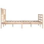 vidaXL Cadre de lit Bois massif 200x200 cm