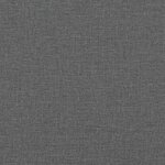 vidaXL Cadre de lit sans matelas gris foncé 200x200 cm tissu
