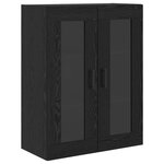 vidaXL Haut Armoire Chêne noir 69 5 x 34 x 180 cm Bois d'ingénierie