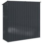 vidaXL Cabanons de jardin Anthracite 203 5 x 73 x 200 cm Métал