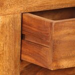 vidaXL Buffet Bois massif avec finition miel 120x30x75 cm