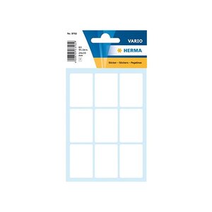 Sachet de 63 etiquettes multi-usages 24 x 35 mm blanc herma