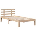 vidaXL Lit bibliothèque sans matelas 90x200 cm bois de pin massif