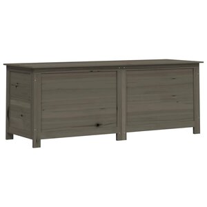 vidaXL Boîte à coussins extérieur Anthracite 150x50x56 cm Sapin massif
