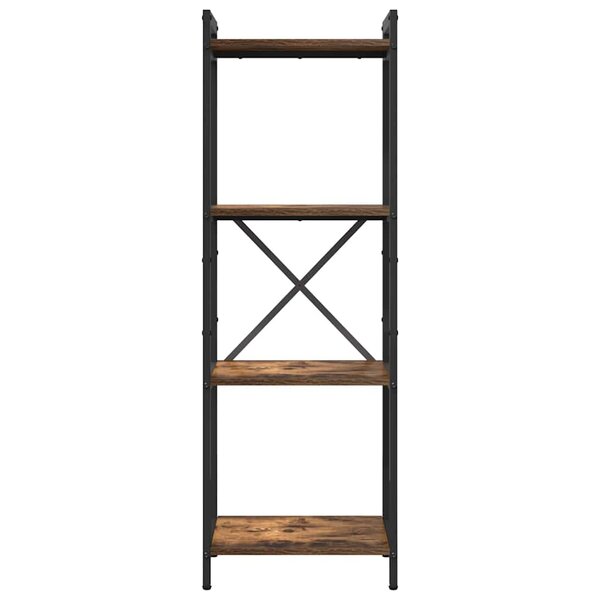 vidaXL Étagère Chêne fumé 40 x 30 x 85 cm Bois d'ingénierie